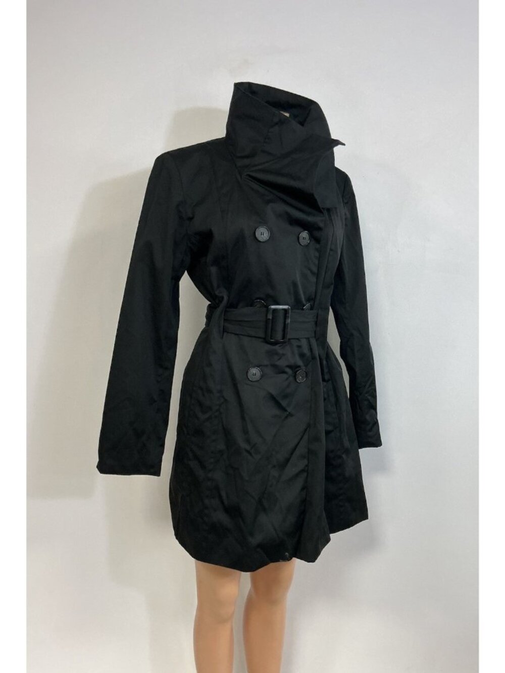 Anne Klein Trench Coat Jacket Classic City Style Womens Large